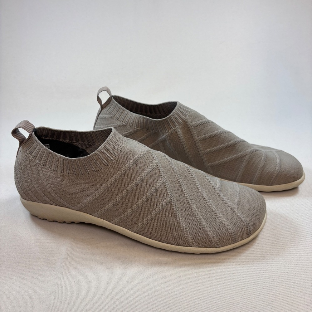 Naot Jet Sneakers Womens EU 41 Gray Vegan Knit Slip On Walking Comfort Shoes